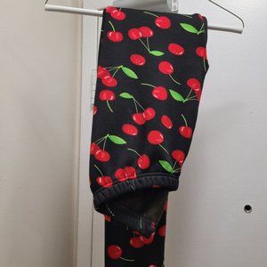 GENTLY USED, COZY, FLEECE LINED LEGGINGS, MEDIUM!!!